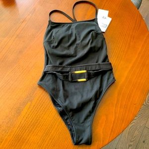 H&M NEW swimsuit/bodysuit BLACK US XXS EUR 32